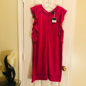 Kaari blue ARTY POP Fuchsia ladie's dress Size L